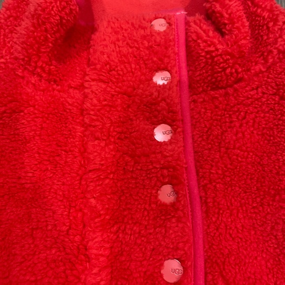 New UGG Atwell UGGfluff Half Snap Pullover Women’s Sweater - Picture 3 of 10